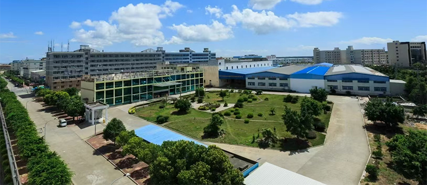 Aerial view of the mill campus in Fuzhou